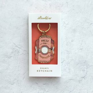 Idlewild Co. Keychain in Press for Champagne