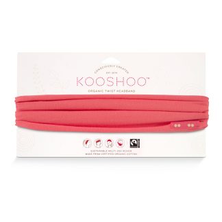 KOOSHOO Twist Headband in Sugar Coral