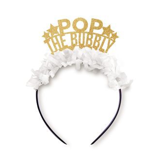 Festive Gal Party Crown in Pop the Bubbly