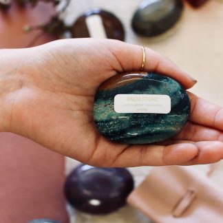 JaxKelly Palm Stone in Ocean Jasper