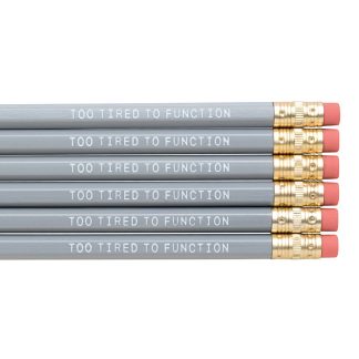Frankie & Claude No. 2 Pencils in Too Tired to Function
