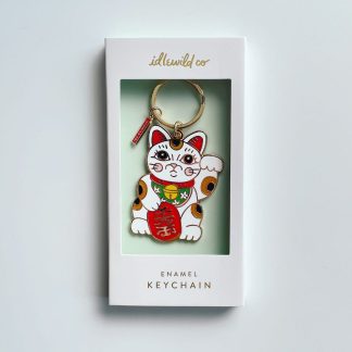 Idlewild Co. Keychain in Maneki Neko