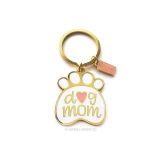 Hennel Paper Co. Keychain in Dog Mom
