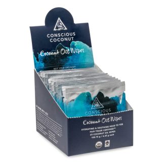 Conscious Coconut Calming Coconut Oil Wipes- 25pk