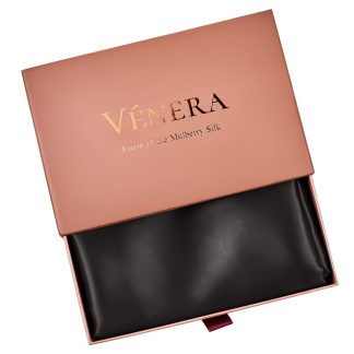 Vénera 100% Silk Pillowcase in Black
