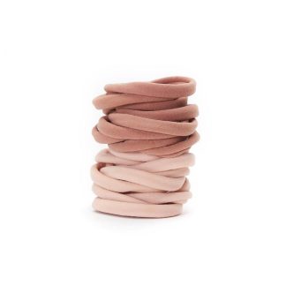 Kitsch Nylon Elastics Set in Blush