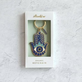 Idlewild Co. Keychain in Hamsa