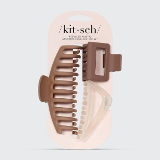 Kitsch Assorted Claw Clips 3pc in Oversized