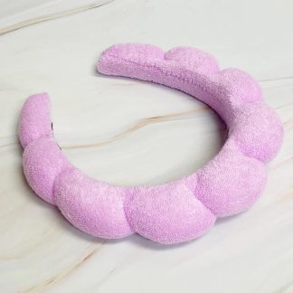 Ellison+Young Terry Puffy Soft Headband in Lilac