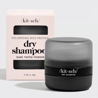 Kitsch Volumizing Rice Protein Dry Shampoo Puff for Dark Hair