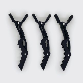 Kitsch No Slip Crocodile Clips in Black