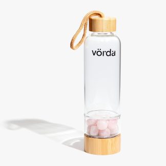 Vörda Quartz Elixir Tea Tumbler in Dewy Roses