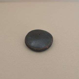 Cedar & Myrrh Pebble Incense Holder in Black