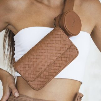 MANDRN Ziggy Woven Pack in Tan