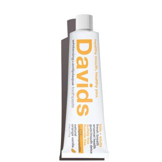 Davids Natural Toothpaste in Orange Vanilla