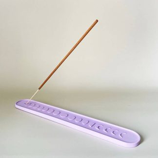 Delightful Lunar Incense Burner in Lilac Cake
