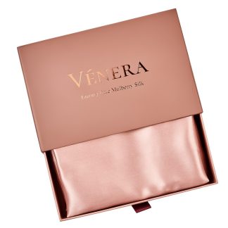Vénera 100% Silk Pillowcase in Rose Gold