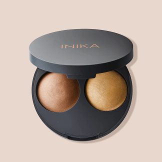 INIKA Organic Baked Contour Duo in Almond