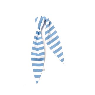 Bunny’s Buddies Hair Wrap in Cabana Blue Stripes