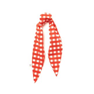 Bunny’s Buddies Hair Wrap in Classic Red Check