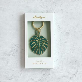 Idlewild Co. Keychain in Monstera