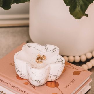 Love Tatum Howlite Flower Bowls