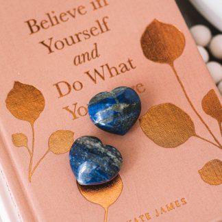 Organic Bunny Blue Lapis Lazuli Mini Hearts