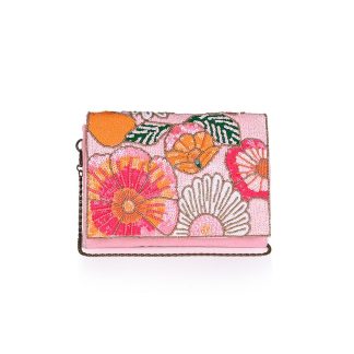 Embellished Clutch in Floral