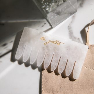 La Gotta Hair Comb in Clear Quartz