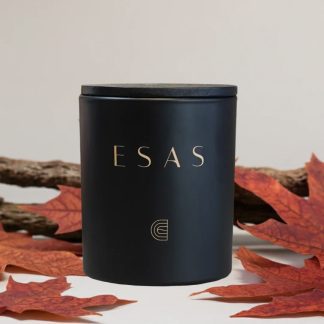Esas Candle in Autumn Woods