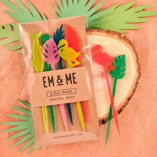 Em And Me Studio Stir Stick in Tropical Oasis