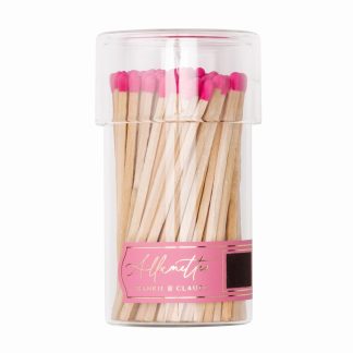 Frankie & Claude Long Stem Matches in Hot Pink