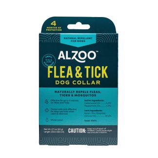 ALZOO Plant-Based Flea & Tick Collar for Small Dogs