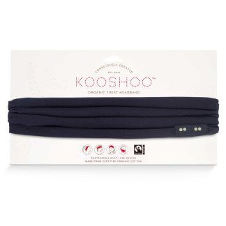 KOOSHOO Twist Headband in Midnight Blue
