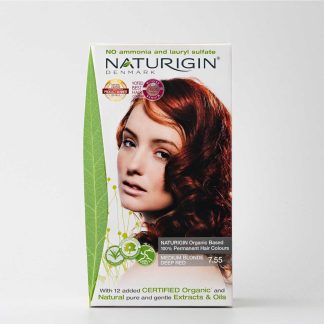NATURIGIN Organic Based Hair Color in Medium Blonde Deep Red 7.55