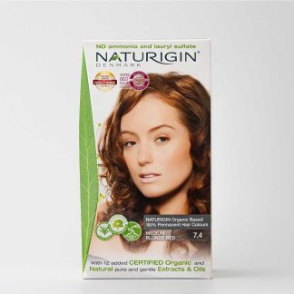 NATURIGIN Organic Based Hair Color in Medium Blonde Red 7.4