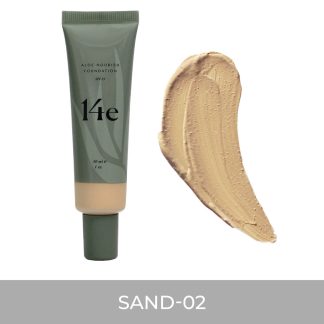 14e Cosmetics Aloe Nourish Foundation in 2 Sand