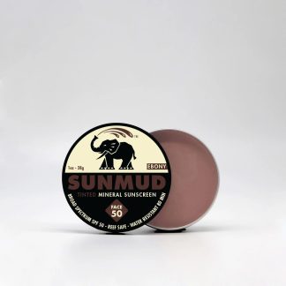 Sun Mud Tinted Mineral Sunscreen Travel Tin in 03 Ebony