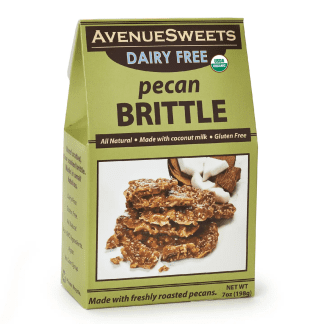AvenueSweets Dairy Free Vegan Pecan Brittle