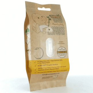 Beaming Baby Organic Bamboo Baby Wipes- 30 Pack