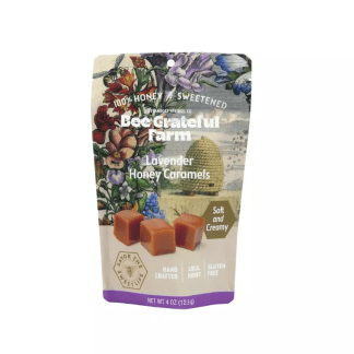 Bee Grateful Farm Chocolate Lavender Honey Caramels