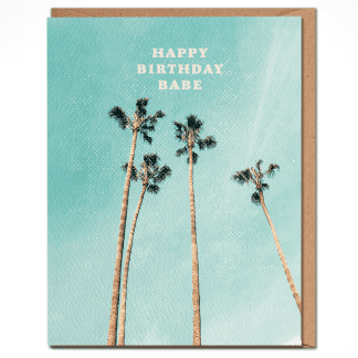 Daydream Prints Birthday Card in Happy Birthday Palm