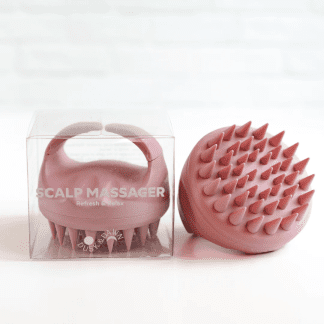 Dusk & Dawn Scalp Massager in Pink