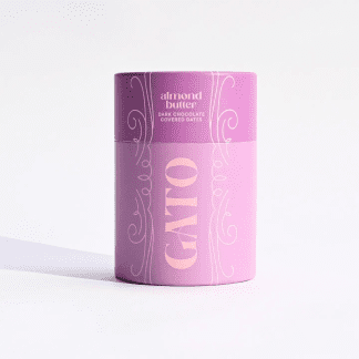 Gato Chocolate Covered Dates in Almond Butter Tube
