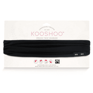 KOOSHOO Twist Headband in Raven Black