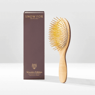 Snow Fox Skincare Gua Sha Wooden Hair & Scalp Brush