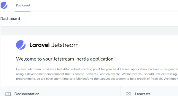 Laravel Jetstream Inertia and LaraNx